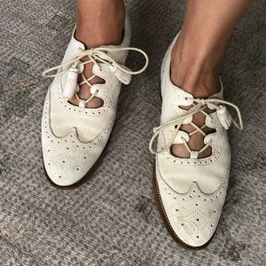 Ralph Lauren Benchmade Wingtip Suede Oxfords sz 9